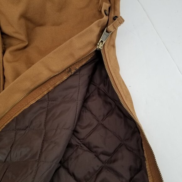 Schmidt 40-42 Overalls Coveralls Insulated Brown Medium short - Picture 8 of 15